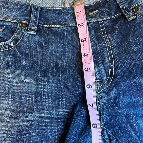 SILVER Aiko Distressed Jeans Size 31x33 Low Rise Bootcut - Picture 12 of 13